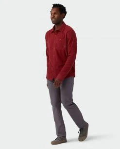 Stio Men's Thermop Fleece Snap Shirt 41 Stio Men's Thermop Fleece Snap Shirt -Hot Sale Stio Store M Thermop Fleece Snap Shirt Roasted Beet 4