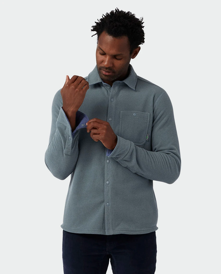 Stio Men's Thermop Fleece Snap Shirt 5 Stio Men's Thermop Fleece Snap Shirt - Image 3