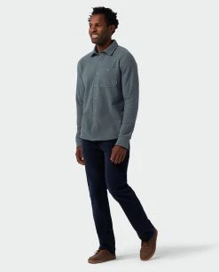 Stio Men's Thermop Fleece Snap Shirt 29 Stio Men's Thermop Fleece Snap Shirt -Hot Sale Stio Store M Thermop Fleece Snap Shirt Stormy Weather 4