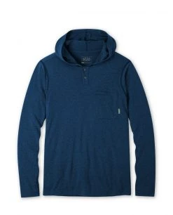 Stio Men's Tipton Tech Hooded Henley -Hot Sale Stio Store M Tipton Hooded Henley Mulberry Heather