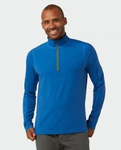 Stio Men's Tipton Tech Half Zip -Hot Sale Stio Store M Tipton Tech Half Zip Alpine Lake Heather 1