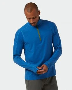 Stio Men's Tipton Tech Half Zip -Hot Sale Stio Store M Tipton Tech Half Zip Alpine Lake Heather 2
