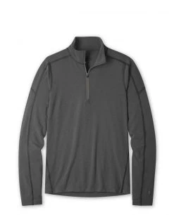 Stio Men's Tipton Tech Half Zip -Hot Sale Stio Store M Tipton Tech Half Zip Boundary Black Heather