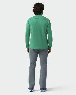 Stio Men's Tipton Tech Half Zip -Hot Sale Stio Store M Tipton Tech Half Zip Greenery Heather 5