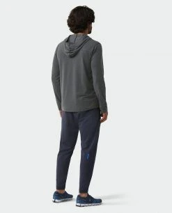 Stio Men's Tipton Tech Hooded Henley -Hot Sale Stio Store M Tipton Tech Hooded Henley Boundary Black Heather 5