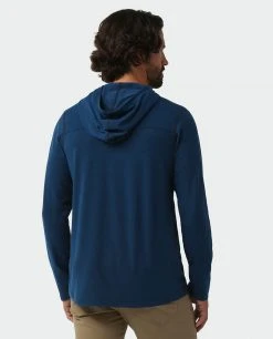Stio Men's Tipton Tech Hooded Henley -Hot Sale Stio Store M Tipton Tech Hooded Henley Mulberry Heather 2