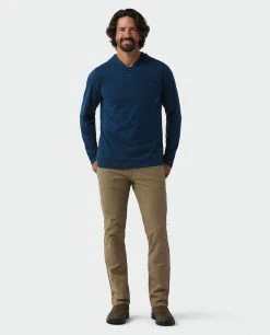 Stio Men's Tipton Tech Hooded Henley -Hot Sale Stio Store M Tipton Tech Hooded Henley Mulberry Heather 3