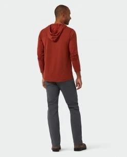 Stio Men's Tipton Tech Hooded Henley -Hot Sale Stio Store M Tipton Tech Hooded Henley Roasted Beet Heather 5