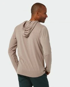 Stio Men's Tipton Tech Hooded Henley -Hot Sale Stio Store M Tipton Tech Hooded Henley Rodeo Dust Heather 2