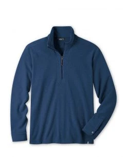 Stio Men's Turpin Fleece Half Zip -Hot Sale Stio Store M Turpin Fleece Half Zip Navy Peony Heather