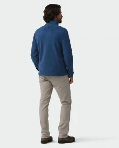 Stio Men's Turpin Fleece Half Zip -Hot Sale Stio Store M Turpin Fleece Half Zip Navy Peony Heather 4