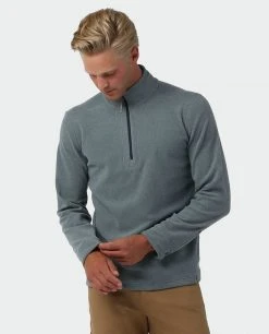Stio Men's Turpin Fleece Half Zip -Hot Sale Stio Store M Turpin Fleece Half Zip Stormy Weather Heather 2