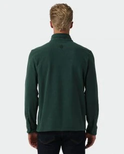 Stio Men's Turpin Fleece Half Zip -Hot Sale Stio Store M Turpin Fleece Half Zip Treeline Green Heather 3