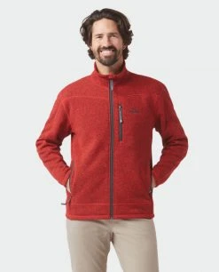 Stio Men's Wilcox Fleece Jacket -Hot Sale Stio Store M Wilcox Fleece Jacket Risk Red 3 Top