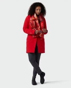 Stio Unisex Hometown Down Scarf -Hot Sale Stio Store U Hometown Down Scarf Risk Red Marble Print 2