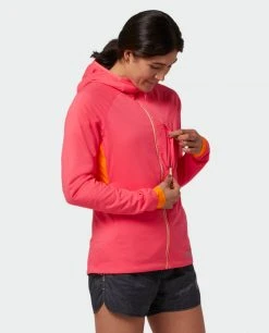 Stio Women's Alpiner Hooded Jacket -Hot Sale Stio Store W Alpiner Hooded Jacket Azalea Bloom 5 Top