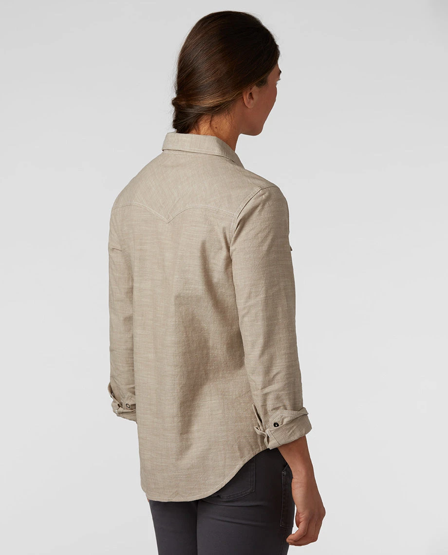 Stio Women's Ashton Chambray Shirt - Past Season 11 Stio Women's Ashton Chambray Shirt - Past Season - Image 9
