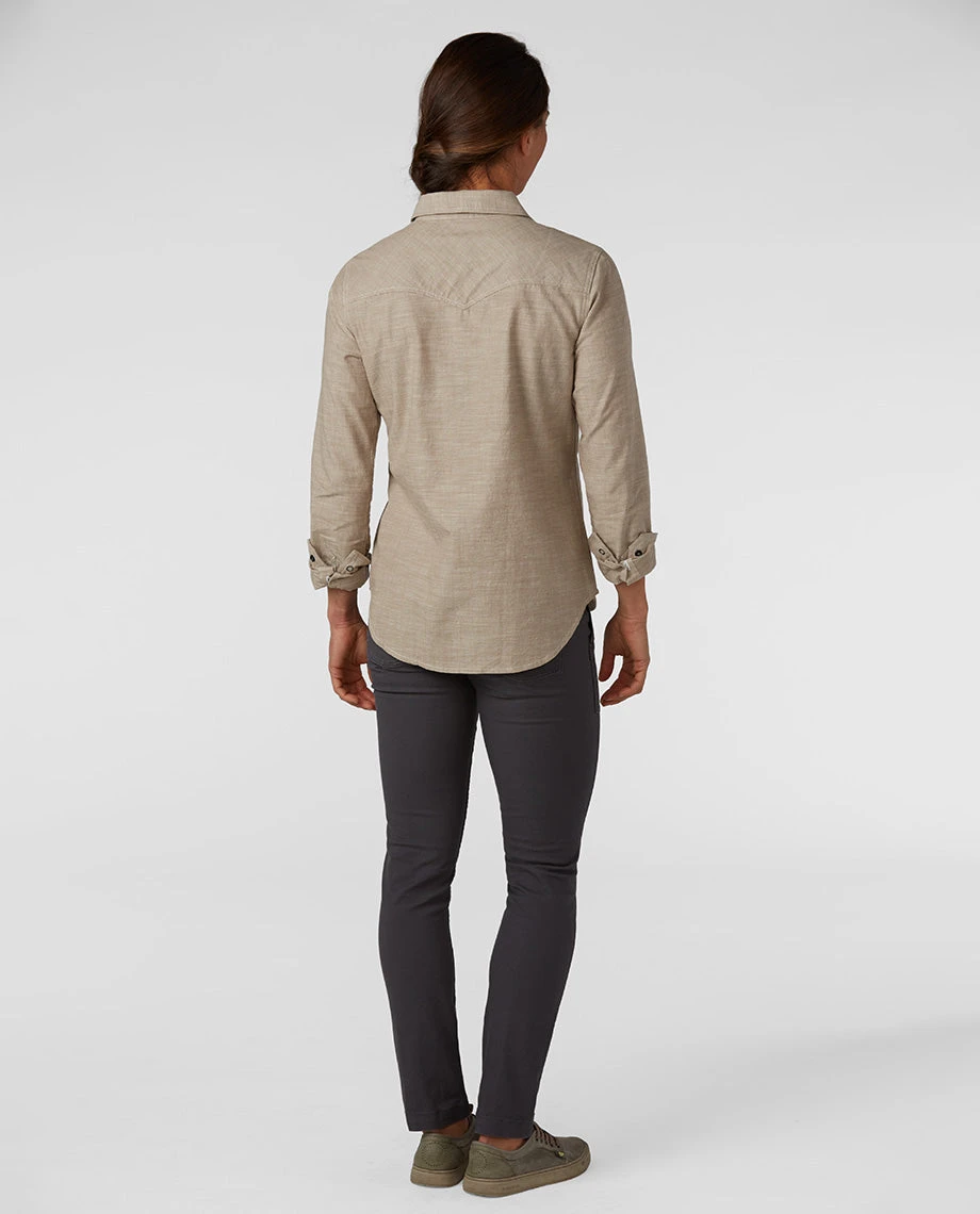 Stio Women's Ashton Chambray Shirt - Past Season 13 Stio Women's Ashton Chambray Shirt - Past Season - Image 11