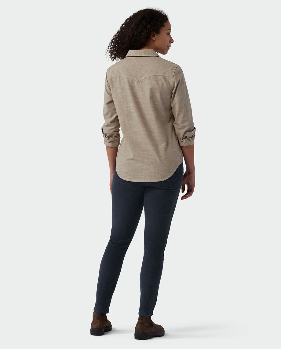 Stio Women's Ashton Chambray Shirt 17 Stio Women's Ashton Chambray Shirt - Image 15