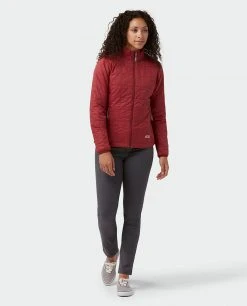 Stio Women's Azura Insulated Jacket -Hot Sale Stio Store W Azura Jacket Roasted Beet 4