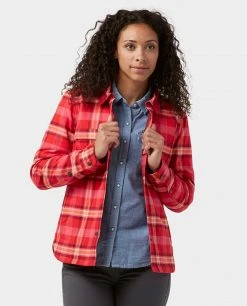Stio Women's Buckhorn Insulated Snap Shirt 31 Stio Women's Buckhorn Insulated Snap Shirt -Hot Sale Stio Store W Buckhorn Insulated Snap Shirt Risk Red Plaid 2