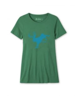 Stio Women's Bucking Jackalope Tee 7 Stio Women's Bucking Jackalope Tee -Hot Sale Stio Store W Bucking Jackalope Tee Kelly Green heather