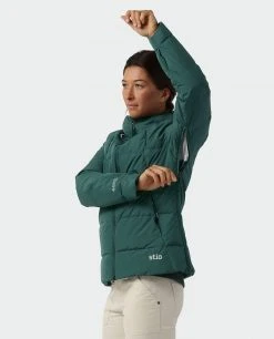 Stio Women's Colter INFINIUM™ Down Jacket -Hot Sale Stio Store W Colter Infinium Down Jacket Treeline Green 3