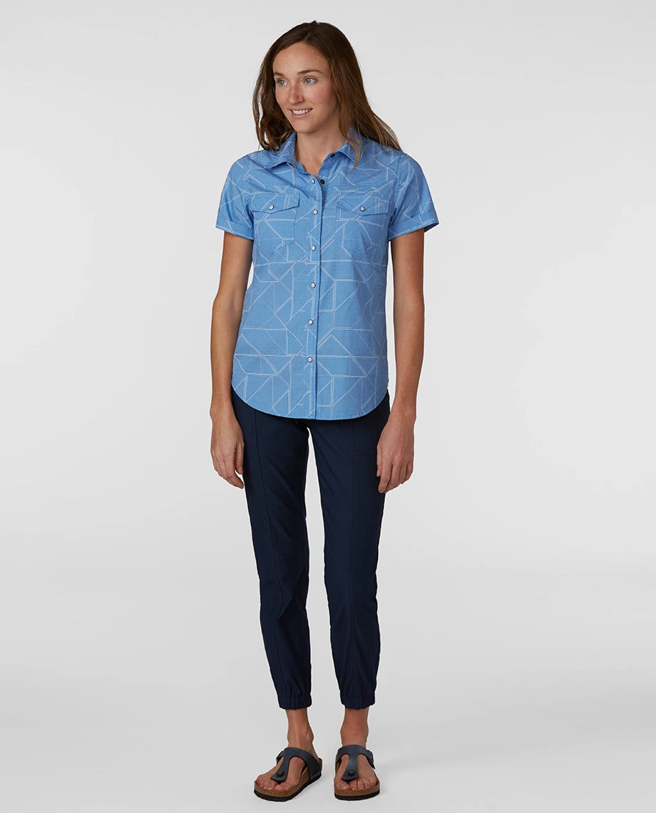 Stio Women's Curtis Camp Shirt SS 11 Stio Women's Curtis Camp Shirt SS - Image 9