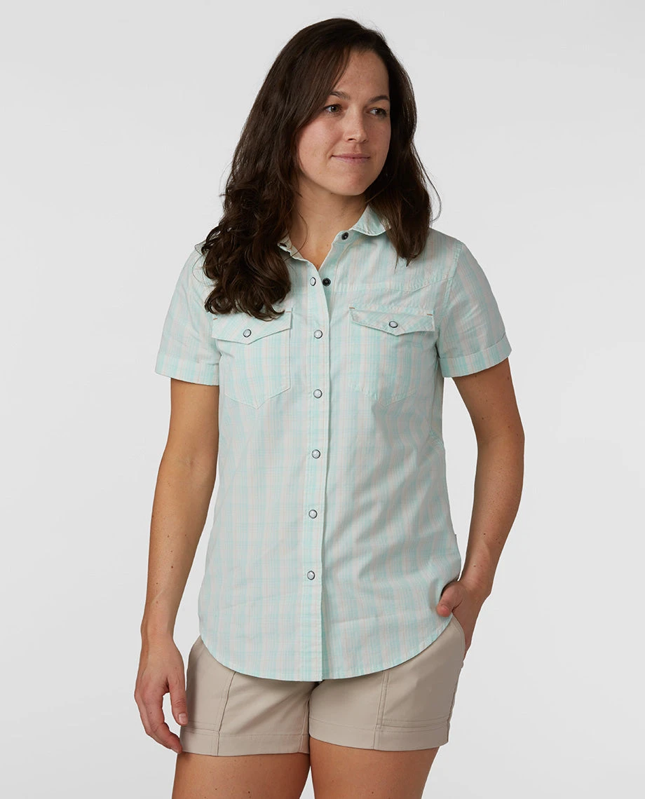 Stio Women's Curtis Camp Shirt SS 14 Stio Women's Curtis Camp Shirt SS - Image 12