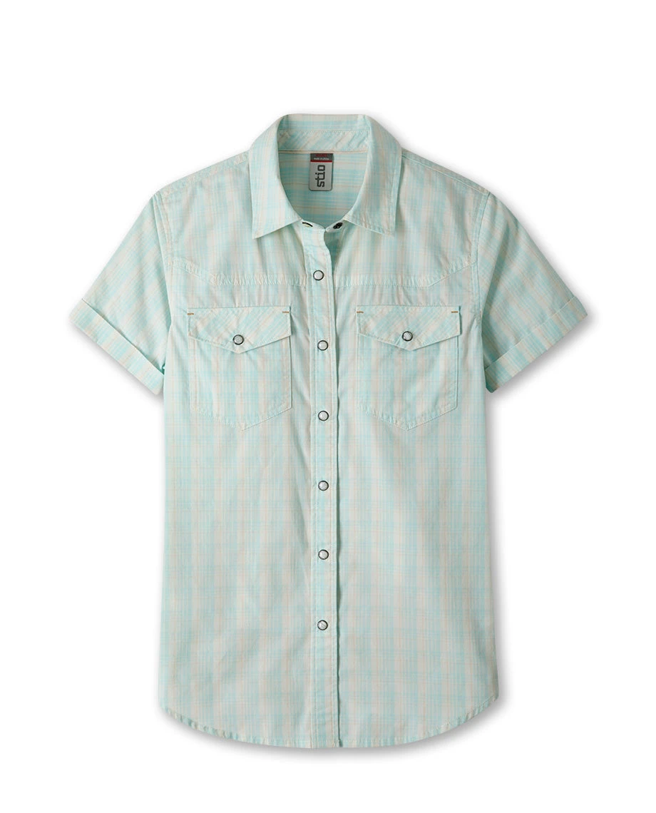 Stio Women's Curtis Camp Shirt SS 13 Stio Women's Curtis Camp Shirt SS - Image 11