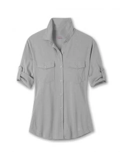 Stio Women's Divide Shirt -Hot Sale Stio Store W Divide Shirt Quiet Gray