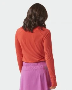 Stio Women's Divide Tee LS 34 Stio Women's Divide Tee LS -Hot Sale Stio Store W Divide Tech Tee LS Azalea Bloom 4 Top