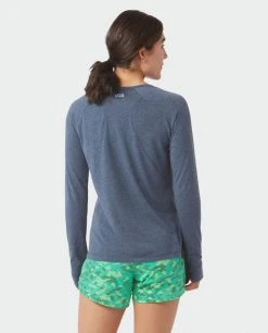 Stio Women's Divide Tee LS 44 Stio Women's Divide Tee LS -Hot Sale Stio Store W Divide Tech Tee LS Mountain Shadow Heather 4 Top