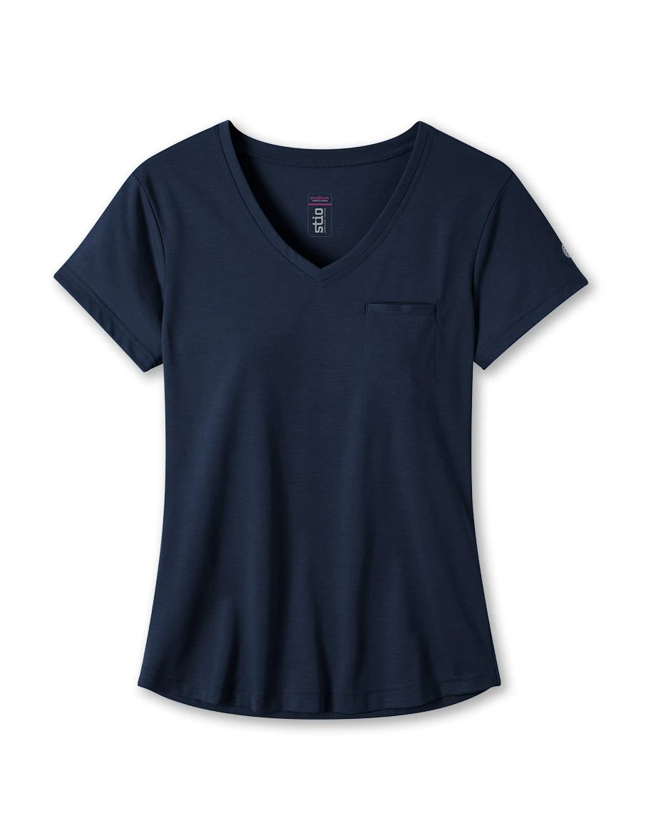 Stio Women's Divide V-Neck SS 3 Stio Women's Divide V-Neck SS