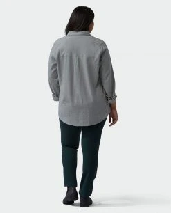 Stio Women's Dovetail Lightweight Flannel Shirt 61 Stio Women's Dovetail Lightweight Flannel Shirt -Hot Sale Stio Store W Dovetail Flannel Shirt Moon Dust Alt 5