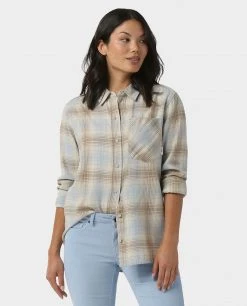 Stio Women's Dovetail Lightweight Flannel Shirt 41 Stio Women's Dovetail Lightweight Flannel Shirt -Hot Sale Stio Store W Dovetail Lightweight Flannel Shirt Bone White Plaid 3