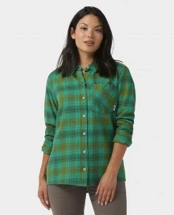 Stio Women's Dovetail Lightweight Flannel Shirt 45 Stio Women's Dovetail Lightweight Flannel Shirt -Hot Sale Stio Store W Dovetail Lightweight Flannel Shirt Greenery Plaid 1