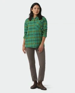 Stio Women's Dovetail Lightweight Flannel Shirt 48 Stio Women's Dovetail Lightweight Flannel Shirt -Hot Sale Stio Store W Dovetail Lightweight Flannel Shirt Greenery Plaid 4