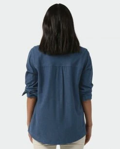 Stio Women's Dovetail Lightweight Flannel Shirt 34 Stio Women's Dovetail Lightweight Flannel Shirt -Hot Sale Stio Store W Dovetail Lightweight Flannel Shirt Mountain Shadow Heather 3