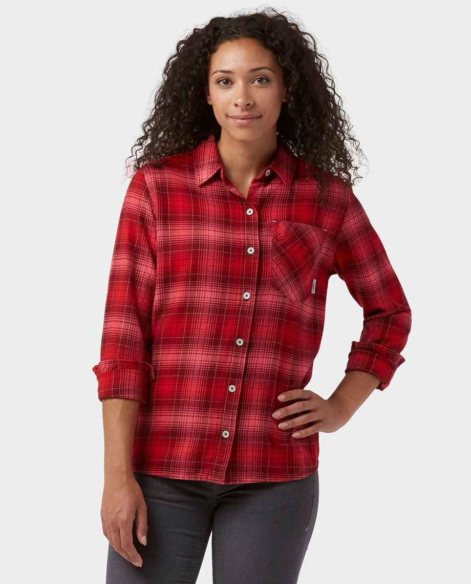 Stio Women's Dovetail Lightweight Flannel Shirt 22 Stio Women's Dovetail Lightweight Flannel Shirt - Image 20