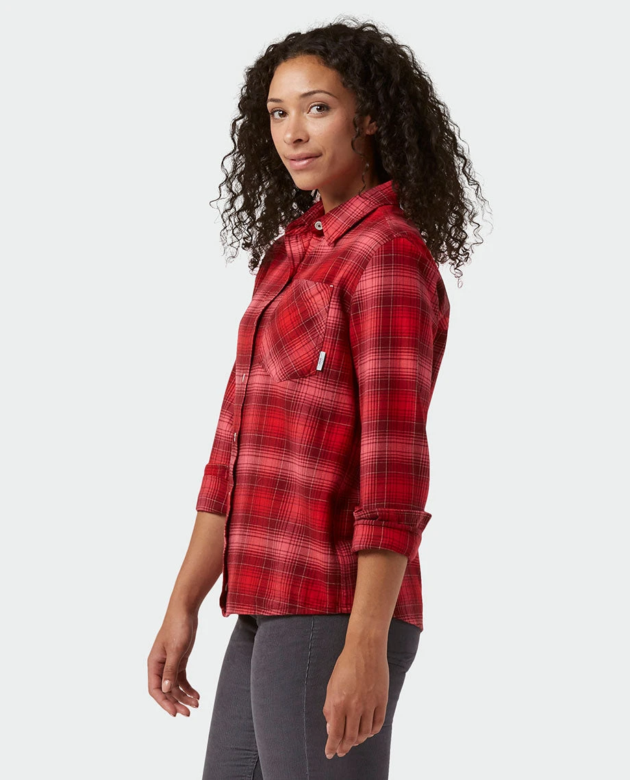 Stio Women's Dovetail Lightweight Flannel Shirt 23 Stio Women's Dovetail Lightweight Flannel Shirt - Image 21