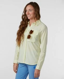 Stio Women's Eddy Guide Shirt LS 36 Stio Women's Eddy Guide Shirt LS -Hot Sale Stio Store W Eddy Guide Shirt Honey Dew 2