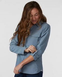 Stio Women's Eddy Guide Shirt LS 27 Stio Women's Eddy Guide Shirt LS -Hot Sale Stio Store W Eddy Guide Shirt River Shimmer 2