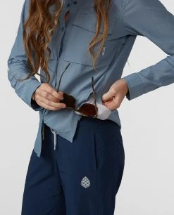 Stio Women's Eddy Guide Shirt LS 28 Stio Women's Eddy Guide Shirt LS -Hot Sale Stio Store W Eddy Guide Shirt River Shimmer 4