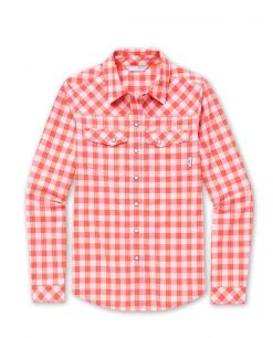 Stio Women's Eddy Shirt LS 30 Stio Women's Eddy Shirt LS -Hot Sale Stio Store W Eddy Shirt Azalea Bloom Check