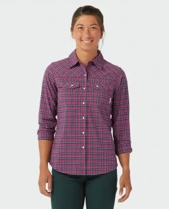 Stio Women's Eddy Shirt LS 46 Stio Women's Eddy Shirt LS -Hot Sale Stio Store W Eddy Shirt LS Backyard Berry Plaid 1 f71ffe7f 86ee 4159 9c2b ff852753760b