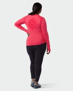 Stio Women's Basis® Seamless Tech Crew 43 Stio Women's Basis® Seamless Tech Crew -Hot Sale Stio Store W Full Range Tech Crew Pink Elation Alt 5