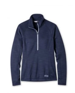Stio Women's Gannett Peak Fleece Half Zip 52 Stio Women's Gannett Peak Fleece Half Zip -Hot Sale Stio Store W Gannet Peak Half Zip Mountain Shadow