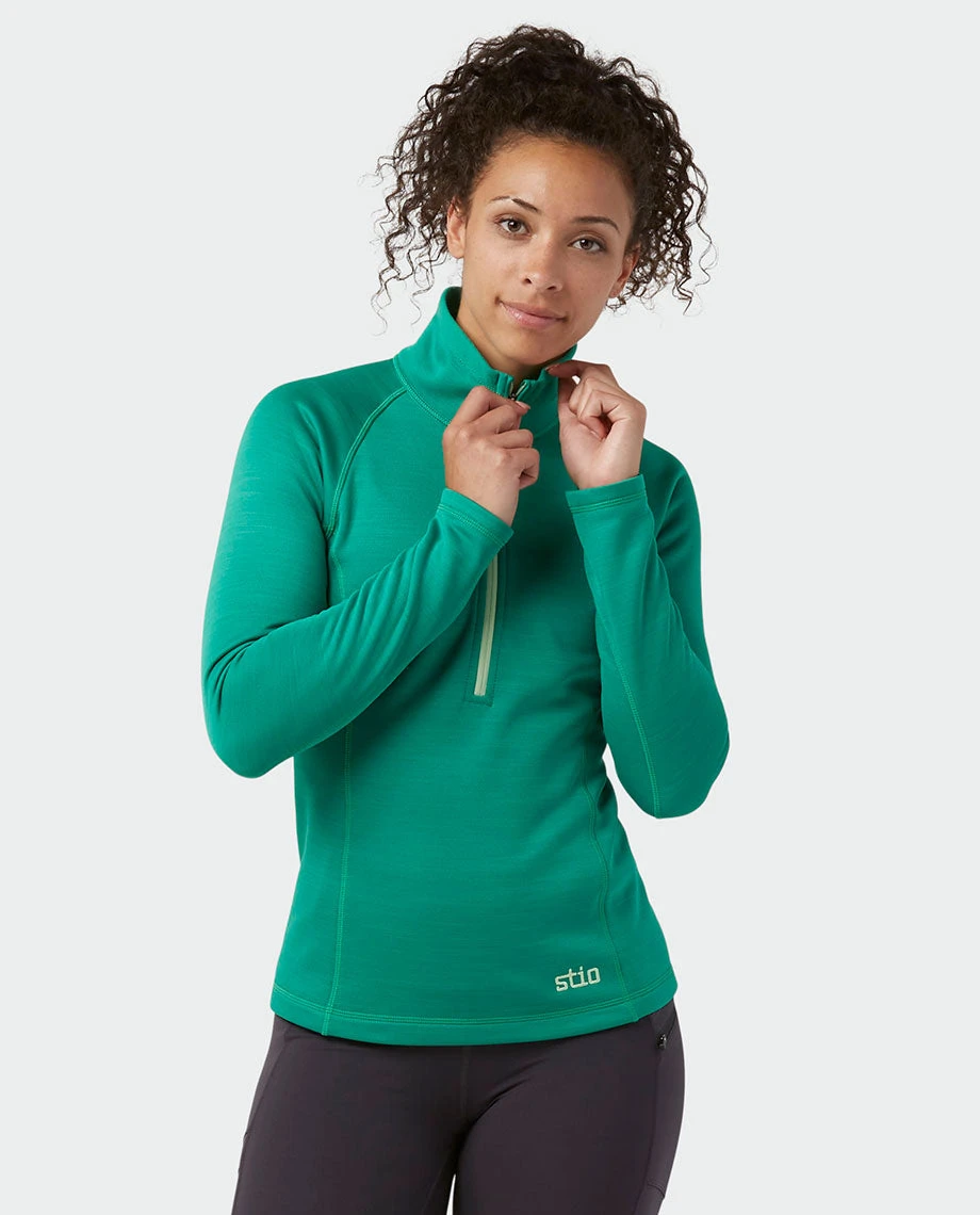 Stio Women's Gannett Peak Fleece Half Zip 14 Stio Women's Gannett Peak Fleece Half Zip - Image 12