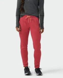 Stio Women's Gannett Peak Fleece Pant -Hot Sale Stio Store W Gannett Peak Pant Risk Red 1